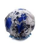Quanchen Waterproof Shower Cap for Women - Double Layer, Reusable Elastic Bath Hat for Spa, Home, Hotel, Salon - 1 Pcs - Buy Online on GoSupps.com