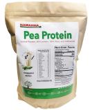 NAMANNA Pea Protein Powder (80% Protein) - 6 lb | Vegan, Non-GMO, Kosher, Halal, Plant Based Protein | Keto Friendly - 96 Ounce - Buy Online on GoSupps.com