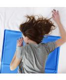 Self-Cooling Gel Pad Mat - XL 60x90cm for Sleep Fever Relief & Pain - Natural Cooling Pillow for Yoga & Relaxation - Buy Online on GoSupps.com