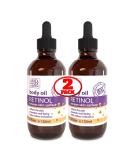 Dead Sea Collection Body Oil for Dry Skin - Retinol & Vitamin E Moisturizing Oil - Pack of 2 (4 Fl.Oz Each) - Buy Online on GoSupps.com