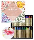 HA SHI Water Soluble Oil Pastels 24 Color - Premium Art Supplies for Kids & Adults - Buy Online on GoSupps.com