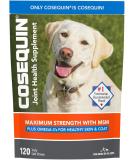 Nutramax Cosequin Joint Health Supplement for Dogs - 120 Soft Chews with Glucosamine, Chondroitin, MSM, Omega-3 - Promotes Healthy Skin and Coat - Buy Online on GoSupps.com