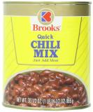 Brooks Chili Mix 30.5 oz (Pack of 6) - Authentic Flavor for Delicious Homemade Chili - Buy Online on GoSupps.com