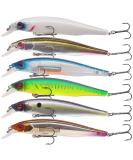 6-Piece Jerkbait Kit for Bass Fishing - 110mm Minnow Lure, Suspending Jerk Baits Fishing Lures - Buy Online on GoSupps.com