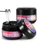 Solid Nail Glue Gel for False Nail Tips - Super Strong Long Lasting UV Cured | 15g - Ideal for Acrylic Nails Art & Press On Nails at Home - Buy Online on GoSupps.com
