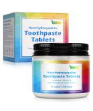 Eco-Friendly Toothpaste Tablets | Nano Hydroxyapatite Travel Mouthwash | Natural Fluoride-Free Peppermint Chewable Toothpaste | 70 Tabs for Kids & Adults - Buy Online on GoSupps.com