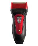 Red Dual Foil Cordless Shaver for Men - Electric Rechargeable Travel Shaver with 2D Floating Blades Double Foils & Pop-Up Beard Trimmer - Buy Online on GoSupps.com