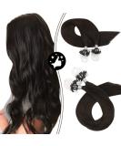 Real Hair Microring Extensions - Brown Cold Fusion #2 Remy Hair 50g 45cm - Moresoo - Buy Online on GoSupps.com