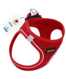 Petex Dog Harness for Small & Medium Dogs - TUV Tested Reflective & Breathable Made in Europe - Air Mesh Technology - Red 2XS - Buy Online on GoSupps.com