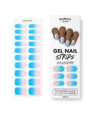 MOYOU LONDON Semi Cured Gel Nail Wraps - 20 Pcs Salon-Quality Gel Nail Polish Strips with Nail File & Cuticle Stick - Santa Fe - Buy Online on GoSupps.com
