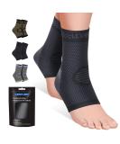 2 Pack Ankle Support for Sprained Ankle Plantar Fasciitis Relief Achilles Tendonitis Support Ankle brace Support for Men & Women Ankle Compression Socks Support for Ligament Damage Sports L Black - Buy Online on GoSupps.com