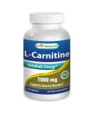 Best Naturals L-Carnitine Fumarate 1000mg - 120 Tablets - Boost Cellular Energy - Buy Online on GoSupps.com