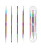 Jeffdad 4-Piece Dotting Pen Set - Professional Stainless Steel Nail Art Tools for DIY Decoration - Buy Online on GoSupps.com