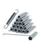 5.5-7 Inch Trampoline Springs Heavy Duty Stainless Steel Replacement Springs, Set of 16 5.5 inch - Buy Online on GoSupps.com