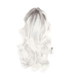 Gradient Gray Long Wavy Wig | Heat-Resistant Natural Look for Everyday Halloween Party & Cosplay - Buy Online on GoSupps.com