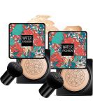 Air Cushion CC Cream & BB Cream Duo - 2 Pack | Long Lasting, Waterproof & Moisturizing Makeup for Brightening and Concealing - Buy Online on GoSupps.com