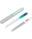 marQus Nail File Set - Complete Care with Solingen Sapphire Glass & Polishing Files - Turquoise - Perfect for Manicure & Pedicure - Buy Online on GoSupps.com