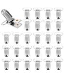 Schnuller clips 50 pieces metal pacifier clips baby pacifier chains clip booklet clips Nuckel clip for children baby pacifier hook baby car toy holder silver - Buy Online on GoSupps.com