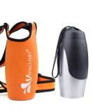 Vivaglory 750ml Stainless Steel Dog Drinking Bottle & Neoprene Carrier - Ideal for Hiking & Travel with Pets - Buy Online on GoSupps.com