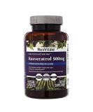 ResVitale Resveratrol 500mg - Anti Aging Skin Care Antioxidants Supplement for Heart Health & Daily Immune Support - Natural Trans Resveratrol Supplement with Grape Extract & Quercetin, 60 Veggie Caps - Buy Online on GoSupps.com