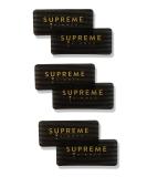 Supreme Trimmer Barber Grippers - Hair Holders for Men, Women, Barbers, Stylists, Makeup Artists - 3PK (Black/Gold Rectangle) - Buy Online on GoSupps.com