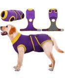 Kuoser Breathable Dog Recovery Body Suit for After Surgery - Anti-Licking & Leak Protection for Male and Female Dogs - Purple XXL (1 Pack) - Buy Online on GoSupps.com