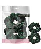 2 PCS Premium Large Dark Green Velvet Hair Scrunchies for Women, Girls, and Kids - Buy Online on GoSupps.com