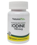 Nature's Plus Potassium Iodide 150 mcg - 100 Tablets for Thyroid Health - Buy Online on GoSupps.com