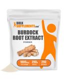 BulkSupplements.com Burdock Root Extract Powder - Herbal Supplements for Liver Skin & Immune Support - Gluten Free Soy Free - 1000mg per Serving 250 Servings (250 Grams - 8.8 oz) - Buy Online on GoSupps.com
