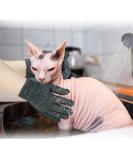 6 Pack Sphynx Cat Bath Gloves - Exfoliating Glove for Hairless Cats | Sphynx Shower Body Scrub - Buy Online on GoSupps.com