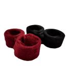 2 Set Hairstyle Aid - Black & Red Hair Twister Clips | Ponytail Holders & Grippers for Perfect Hair - Buy Online on GoSupps.com