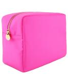 DANCOUR Large Makeup Bag - Travel Toiletry Bag For Women - Pink Makeup Bag - Large Makeup Pouch - Nylon Cosmetic Pouch Bag - Makeup Organizer - Big Makeup Bag Preppy Make Up Bags For Women and Girls Hot Pink Large - Buy Online on GoSupps.com