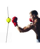 Boxing Reflex Ball Set for Hand Eye Coordination & Stress Relief - Home Training Equipment for Adults & Kids - No Hammer Installation Needed - Buy Online on GoSupps.com