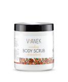 Vianek Nourishing & Smoothing Body Peeling - Vegan Natural Cosmetics for Back Acne Impure Skin & Ingrown Hair - 265g Apricot - Buy Online on GoSupps.com