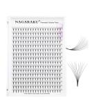 Nagaraku 320pcs Volume Eyelash Extension | 10D 0.07mm Premade Fans | 11mm D Curl Artificial Eyelashes - Buy Online on GoSupps.com