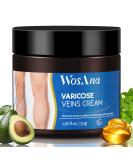 WosAna Varicose Vein Cream - Natural Spider Veins Treatment for Improved Leg Appearance and Circulation - Buy Online on GoSupps.com
