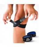 CROSSTRAP Stabilizing Patella Knee Strap | Knee Brace for Running, Cycling, Hiking | Knee Pain Relief & Support | Small Size - Buy Online on GoSupps.com