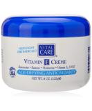 Vital Care Vitamin E Cr me - 8 Fl. Oz | Age-Defying Antioxidants for Optimal Skin Care | Shop Internationally - Buy Online on GoSupps.com
