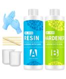 16oz Clear Epoxy Resin Art Kit for Crystal Jewelry - 2 Part Resin with Bonus Accessories - Buy Online on GoSupps.com