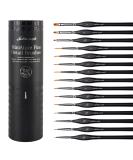 Miniature Paint Brushes  15PC Model Brushes Micro Detail Paint Brush Set  Fine Detailing for Acrylics  Oils  Watercolors & Paint by Number  Citadel  Figurine  Warhammer 40k (Black) 15BK - Buy Online on GoSupps.com