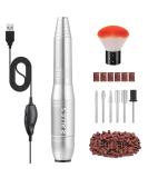 Professional Electric Nail Drill Set - 20000RPM, Adjustable Speed - Manicure Pedicure Kit with Sanding Bands & Bits - Gifts for Women - Buy Online on GoSupps.com