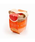 Tropical Fruits Exfoliating Sugar Scrub & Brush - Grapefruit & Orange 150g | Gentle Skin Care for All Skin Types - International Shipping Available - Buy Online on GoSupps.com