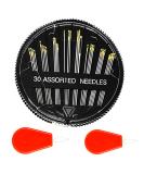 30-Count Premium Hand Sewing Needles Kit for Sewing Repair & Embroidery - Large Eye Sharp Needle Set for Cross Stitch with 2 Threaders - Buy Online on GoSupps.com