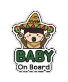 Hispanic Boy Baby on Board Car Sign - Cute and Safe Driving Essential - Buy Online on GoSupps.com