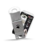 Childproof Cat Door Stopper - Keep Dogs & Kids Out of Cat Litter Box & Food - Steel Silver - Buy Online on GoSupps.com