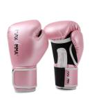 MaxxMMA Pro Style Boxing Gloves - Rose Gold 10 oz. for Men & Women | Training Heavy Bag Mitts for Muay Thai, Sparring, Kickboxing | Ultimate Fight Gloves - Buy Online on GoSupps.com