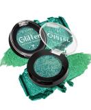 Green Multichrome Chameleon Eyeshadow Palette for Women - Highly Pigmented and Long Lasting with Glitter, Shimmer, and Metallic Holographic Powder - Perfect for Stage and Party Makeup - Buy Online on GoSupps.com