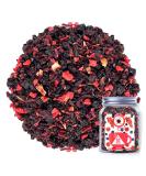 Plant Gift Currant Berries Blueberry Raspberry Tea Bags hibiscus tea bags Roselle Blueberries Grapes Raspberries Into Iced Tea & Hot Tea Oganic Fruit Herbal Tea 70G/2.5oz - Buy Online on GoSupps.com