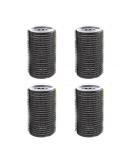 4pcs Hair Rollers Self Grip Sticky Hair Rollers Heatless Rollers for Hair Volume Salon Hairdressing Curlers Curling Tools (Black) - Buy Online on GoSupps.com
