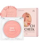 MILKTOUCH Touch My Cheek in Bloom Blush - 0.18oz (05 Sunshine Peony) | Airy-Texture Pressed Powder Blush for Oil Control and Lovely Color - Buy Online on GoSupps.com